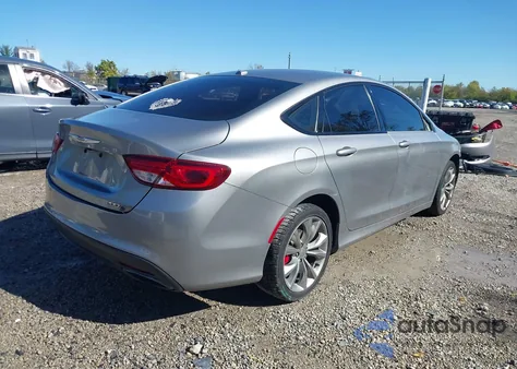 2015 Chrysler 200 S z USA, uszkodzony, nr VIN 1C3CCCBB0FN702386